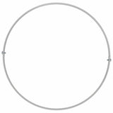 Planter Ring 5 pcs White 30 x 30 x 20 cm Cold-rolled Steel 873595