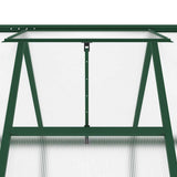 Greenhouse with Base Frame Green 224x169x202 cm Aluminium 3266324