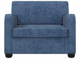 Armchair Blue Chenille 42043446