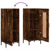 Sideboard Smoked Oak 34.5x34x90 cm Engineered Wood 830449