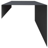 Garden Cover Profile 2 pcs 100 x 20 x 15 cm Steel Anthracite 8012980