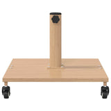 Parasol Base Light Wood 45 x 45 x 31.5 cm 42010366