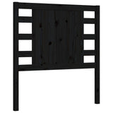 Bed Frame without Mattress Black 100x200 cm Solid Wood Pine 3192810
