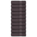 Shower Towels "FROGN" 10 pcs Anthracite 70x140 cm 360 gsm 136687