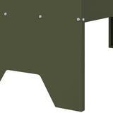 Livestock Feeding Trough Olive Green 79 x 35 x 62 cm 874628