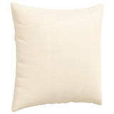 Sofa Pillows 2 pcs Cream 60 x 60 cm Corduroy Fabric 42014034