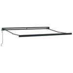 Retractable Awning Manual White 300 x 250 cm Fabric, Metal 3330084