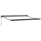Retractable Awning Manual White 350 x 250 cm Fabric, Metal 3330372