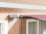 Retractable Awning Red and White 350 x 250 cm 3330272