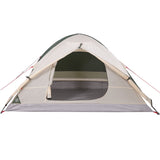 ZNTS Camping Tent Dome 4-Person Green Waterproof 94646