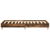 Bed Frame Smoked Oak 80 x 200 cm Engineered Wood 8009061