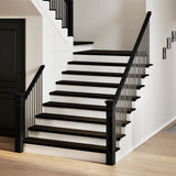 Stair Treads 12 pcs Dark Brown 110x25x2 cm Solid Wood Oak 3283041