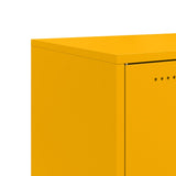 Sideboard Mustard Yellow 100.5x39x72 cm Steel 846743
