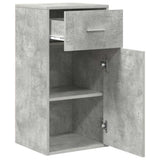 Sideboard with Drawer Concrete Grey 38 x 34 x 75 cm 869549