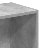 Bookcase Concrete Grey 40x30x152 cm Engineered Wood 857879