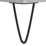 Highboard Concrete Grey 69.5x34x180 cm Engineered Wood 3198693