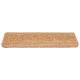 Stair Mats 20 pcs 65x21x4 cm Beige Rectangular Edge 3365853