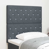 Headboard with Headboard Dark Grey 100 cm Faux Leather 3337753