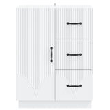 Sideboard with Drawer White 66 x 34.5 x 87 cm Engineered Wood 895315