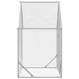 Chicken Cage Silver 170 x 100 x 177 cm Galvanised Steel 42023408
