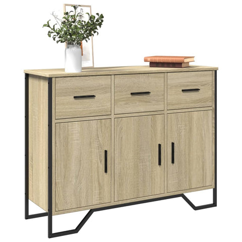 ZNTS Sideboard Sonoma Oak 97x32.5x74.5 cm Engineered Wood 848560