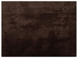 Medium Pile Soft and Washable Rug HUARTE Brown 160 x 160 cm 42022473