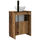 Bathroom Vanity with Sink Old Wood 54 x 35 x 83 cm 890146