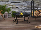 Fire Pit with Poker 50 cm XXL Steel 360065