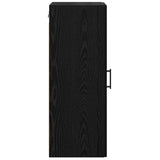 Wall Mounted Cabinet Black Oak 34.5 x 34 x 90 cm 882621