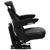 Tractor Seat with Suspension Black 60 x 58 x 72 cm 42008361