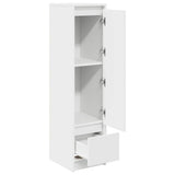 Highboard White 29,5x34x119,5 cm Engineered Wood 861652