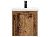 Bathroom Vanity Unit with Tap Old Wood 42 x 40 x 74.5 cm 889535