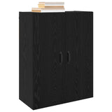 Wall-Mounted Cabinet 2 pcs Black Oak 69.5 x 34 x 90 cm 3394553