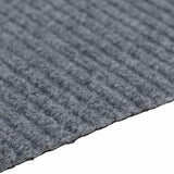 Carpet Runner Light Grey 100 x 300 cm Fabric 42011437