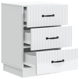 Bedside Cabinet White 43 x 41 x 63.5 cm Engineered Wood 895245