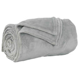 Throw Blankets 6 pcs Grey 240 x 270 cm Fleece 42016804