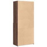Highboard Brown Oak 80x42.5x185 cm Engineered Wood 3281384