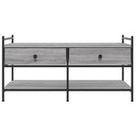 ZNTS Coffee Table Grey Sonoma 99x50x50 cm Engineered Wood 833963