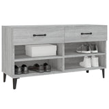 Shoe Cabinet Grey Sonoma 102x35x55 cm Engineered Wood 817571
