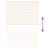 Zebra Blind Marble Beige 160x200 cm Fabric Width 155.9 cm Polyester 4014689