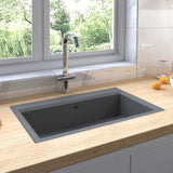 Kitchen Sink Grey 79 x 50 x 31 cm Granite 147054