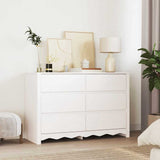Chest of Drawers with Drawer Drammen White 111 x 43 x 73.5 cm 42003051