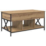 Coffee Table Artisan Oak 100 x 55 x 48.5 cm Engineered Wood 883036