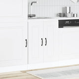 Sink Base Cabinet Kalmar White 60x46x81.5 cm Engineered Wood 853437