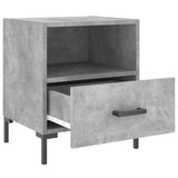 Bedside Cabinets 2 pcs Concrete Grey 40x35x47.5 cm Engineered Wood 827445