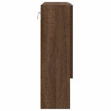 Mirror Cabinet Brown Oak 59 x 17 x 55 cm Engineered Wood 883371