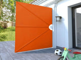 Collapsible Terrace Side Awning Terracotta 240x160 cm 44571
