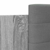 Bed Frame with Headboard Grey Sonoma 90x200 cm Engineered Wood 3209945
