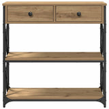 Console Table with Drawer Artisan oak 75 x 28 x 75 cm 863536