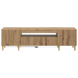 LED TV Cabinet Artisan Oak Engineered Wood 896694